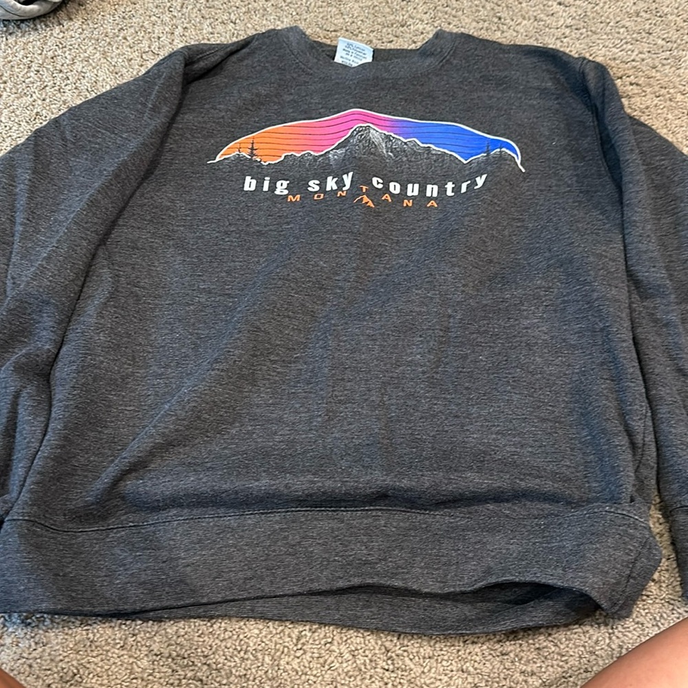 big sky country montana crewneck